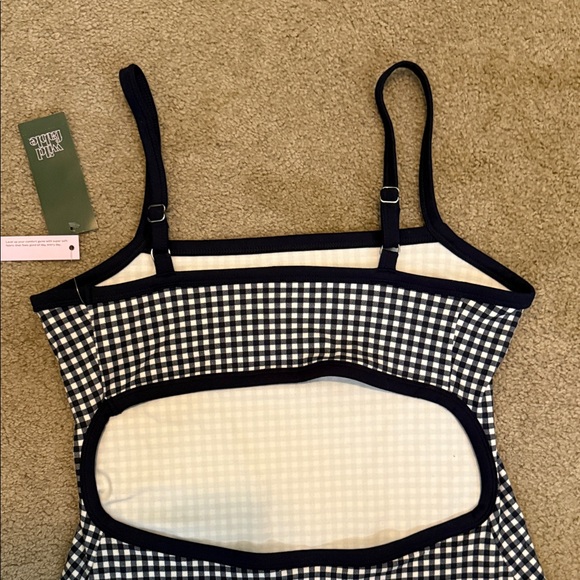 Wild Fable Navy and White Gingham Athletic Dress - Picture 5 of 6